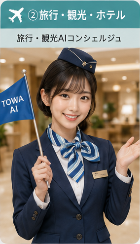 旅行・観光・ホテル 向けAIコンシェルジュ